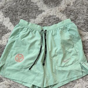 Nike Women's Light Green Athletic Shorts
